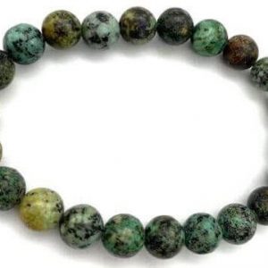 Bracelet en pierres de Turquoise d'Afrique - perles extra de 7/8 mm - boutique La Porte des Secrets