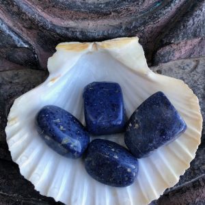 Dumortiérite du Canada - pierre roulée - boutique La Porte des Secrets