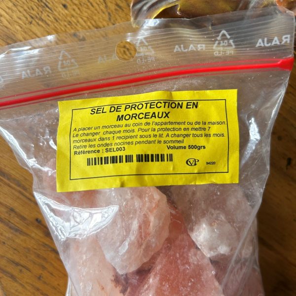 Sel de rose de protection contre la magie noire - Sel en sachet magnétisé - Boutique La Porte des Secrets