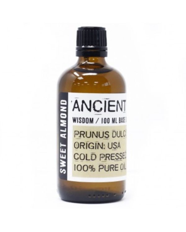 Huile de base pure Bio Amende douce Ancient Wisdom 100 ml boutique La Po(rte des Secrets