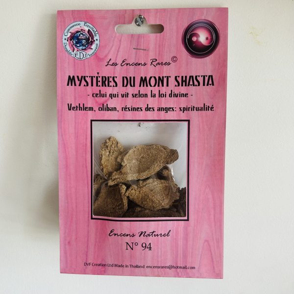 Encens rares du Mystères du Mont Shasta N°94 - celui qui vit selon la loi divine - Boutique ésotérique La Porte des Secrets