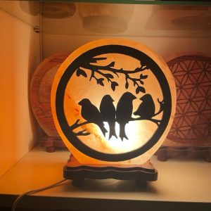 lampe de sel oiseaux sculpté-5kg