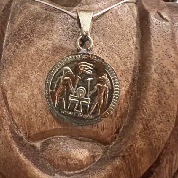 Amulette de puissance égyptienne Thot et Anubis 2.5cm - Boutique La Porte des Secrets