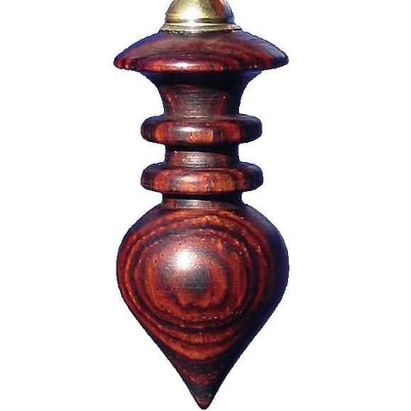 Pendule Horus (Egyptien) -en bois précieux, laiton et monté sur fil accompagné d'une plaquette étalon. Pendule classique très dynamique - Boutique ésotérique La Porte des Secrets )