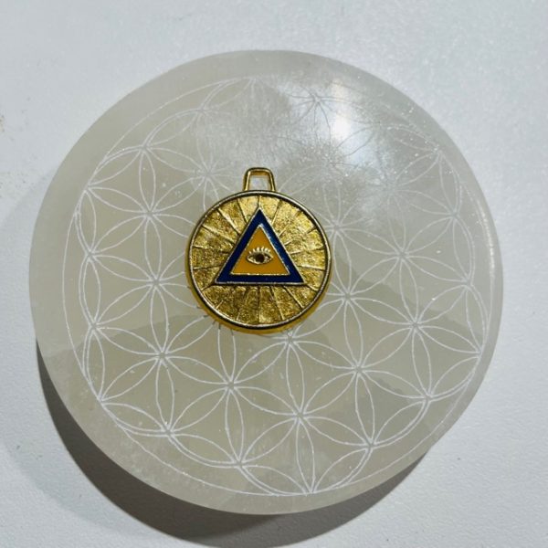 Talisman-Amulette-Oeil d'Horus ou (Brahma) et Tétragrammaton-boutique ésotérique La Porte des Secrets