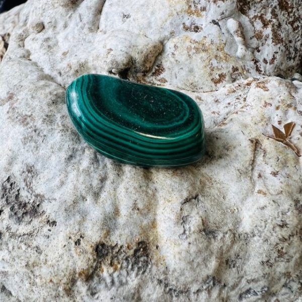 Malachite du Congo pierre roulée qualité extra - Boutique La Porte des Secrets