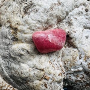 Rhodochrosite pierre roulée Argentine - Boutique de lithothérapie La Porte des Secrets
