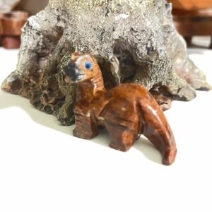 BROTOSAURE en pierre Stéatite (dite aussi "pierre OLLAIRE ou SAPONITE") - Pérou