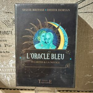 L'oracle bleu 73 cartes & notice, format 14 x 10 cm. Boutique ésotérique La Porte des Secrets