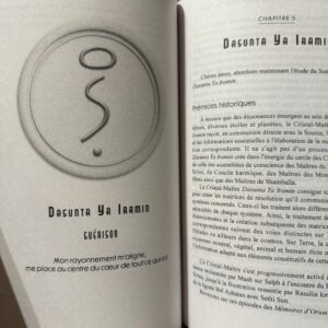 Sceaux d'unité quantique Dasunta Ya Iramin - Guérison - Livre les trize cristaux-maîtres d'Orion et les sceaux d'unité quantique. Boutique ésotérique La Porte des Secrets