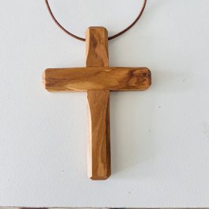 Croix en bois d’olivier de Bethléem - Grand model - boutique ésotérique La Porte des Secrets