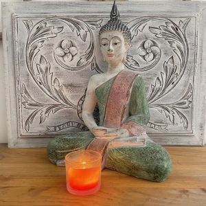 Bouddha méditant Thaï artisanal Inde
