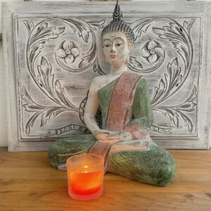 Bouddha méditant Thaï artisanal Inde