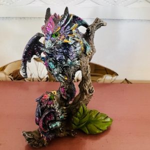 Le Dragon protecteur et son bébé, 11cm - Boutique La Porte des Secrets