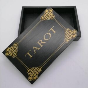 Boîte de rangement pour tarot & oracle grand modèle – Protection & élégance - Boutique ésotérique La Porte des Secrets