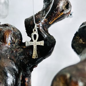 Croix d' Ânkh ou Croix de Vie pendentif argent - Boutique ésotérique La Porte des Secrets
