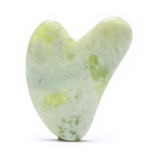 Gua-Sha Jade vert - Pierre de massage -boutique La Porte des Secrets