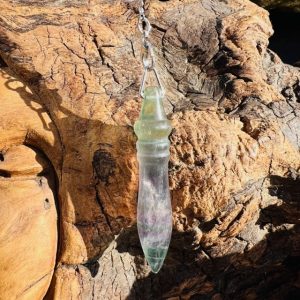 Pendule égyptien THOT en pierre Fluorite - Boutique ésotérique La Porte des Secrets