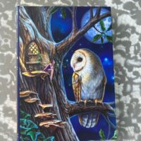 Grimoire de magie chouette de Lisa Parker vierge - Boutique La Porte des Secrets