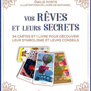 Vos Rêves et leur Secrets - pour découvrir leur symbolisme et leurs Conseils- Coffret cartes - Boutique ésotérique La Porte des Secrets
