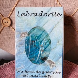 OVOA Messagère des Cristaux - Cartes guidance - dos du Boutique La Porte des Secrets