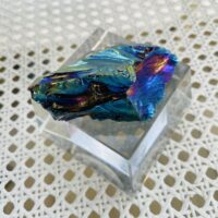 Obsidienne aura Titane arc en ciel - Obsidienne aura Titane arc en ciel - Boutique de Pierres La Porte des Secrets