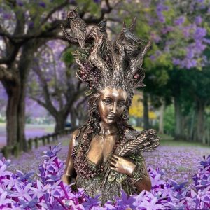 Gaïa, magnifique buste 26cm création Nemesis Now en Angleterre boutique ésotérique La Porte des Secrets