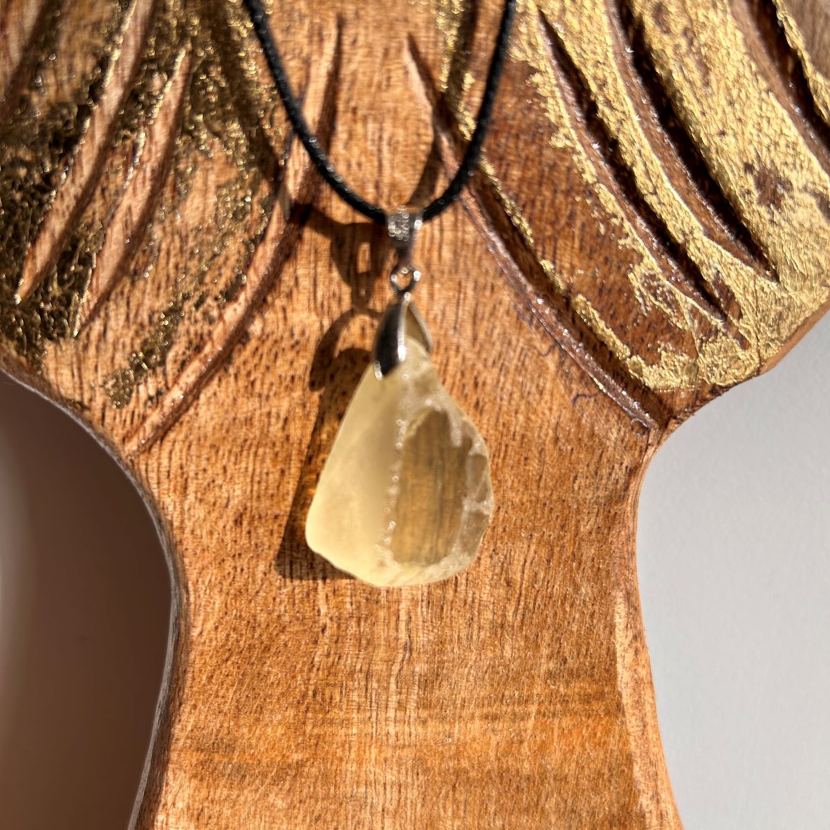 Collier pendentif en Amazonite du Pérou - Atelier Océania