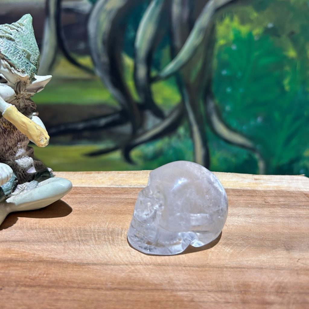 Crâne cristal de roche 2,20 kg - GARDIENS DE CRISTAL