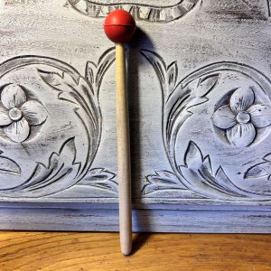 Maillet (caoutchouc ) et bois naturel 28cm pour diapason & bol chantant tibétain boutique La Porte des Secrets