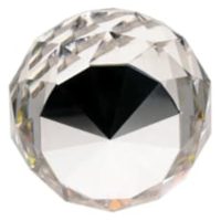 Cristal arc en ciel sphère facettée AAA 5 cm - laissez-vous envoûter par les couleurs changeantes! boutique ésotérique La Porte des Secrets