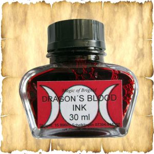 Encre de sang de Dragon - Magic of Brighid - 30ml - Pour amour, dissoudre les énergies négatives, construire une protection, donner une force pour donner une force à chaque action magique, allumer le feu sexuel... boutique ésotérique La Porte des Secrets