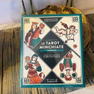 Tarot Minchiate restauré - coffret jeu de 97 arcanes et livre détaillé boutique La Porte des Secrets