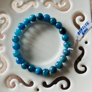 Apatite naturelle qualité Extra Madagascar - bracelet perl es 8 mm boutique La Porte des Secrets