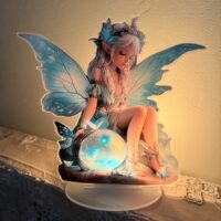 Fée médium réaliste réalisé en plexy. Boutique ésotérique La Porte des Secrets