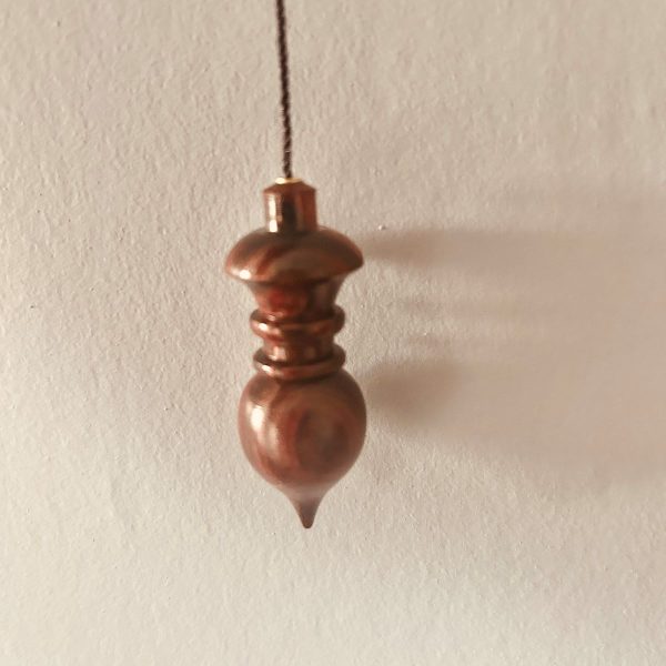 Pendule en bois d'Icare plombé. Boutique ésotérique La Porte des Secrets