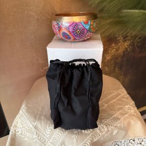 Bol Tibétain chantant multicolore mandala environ 11 cm. Fabrication artisanale en Inde. Boutique La Porte des Secrets