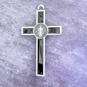 Croix de Jésus et St Benoît pour protection 12 cm. Boutique La Porte des Secrets