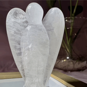 ange en cristal de roche 4 cm. Un ange à vos cotés. Boutique ésotérique La Porte des Secrets