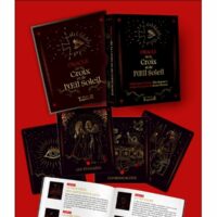 Oracle de la Croix et de l'Oeil soleil. Inspiré des éveillés d'Eric Giacometti et de Ressuscités de Jacques Ravenne. 25 cartes oracles inédites et un livret explicatif. Boutique ésotérique La Porte des Secrets