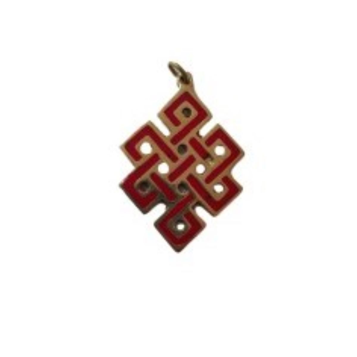 Amulette noeud sans fin, symbole d’éternité, de protection, chance et d’harmonie