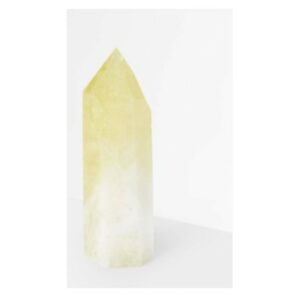 Pointe en Citrine pure et naturelle - Pierre d'exeption rare. Boutique de minéraux La Porte des Secrets