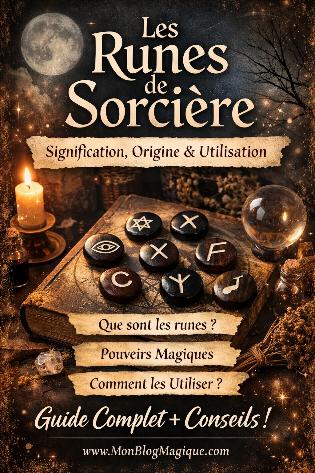 Les Runes de Sorcière : Signification, Utilisation et Pouvoirs des Symboles Magiques. Boutique La Porte des Secrets