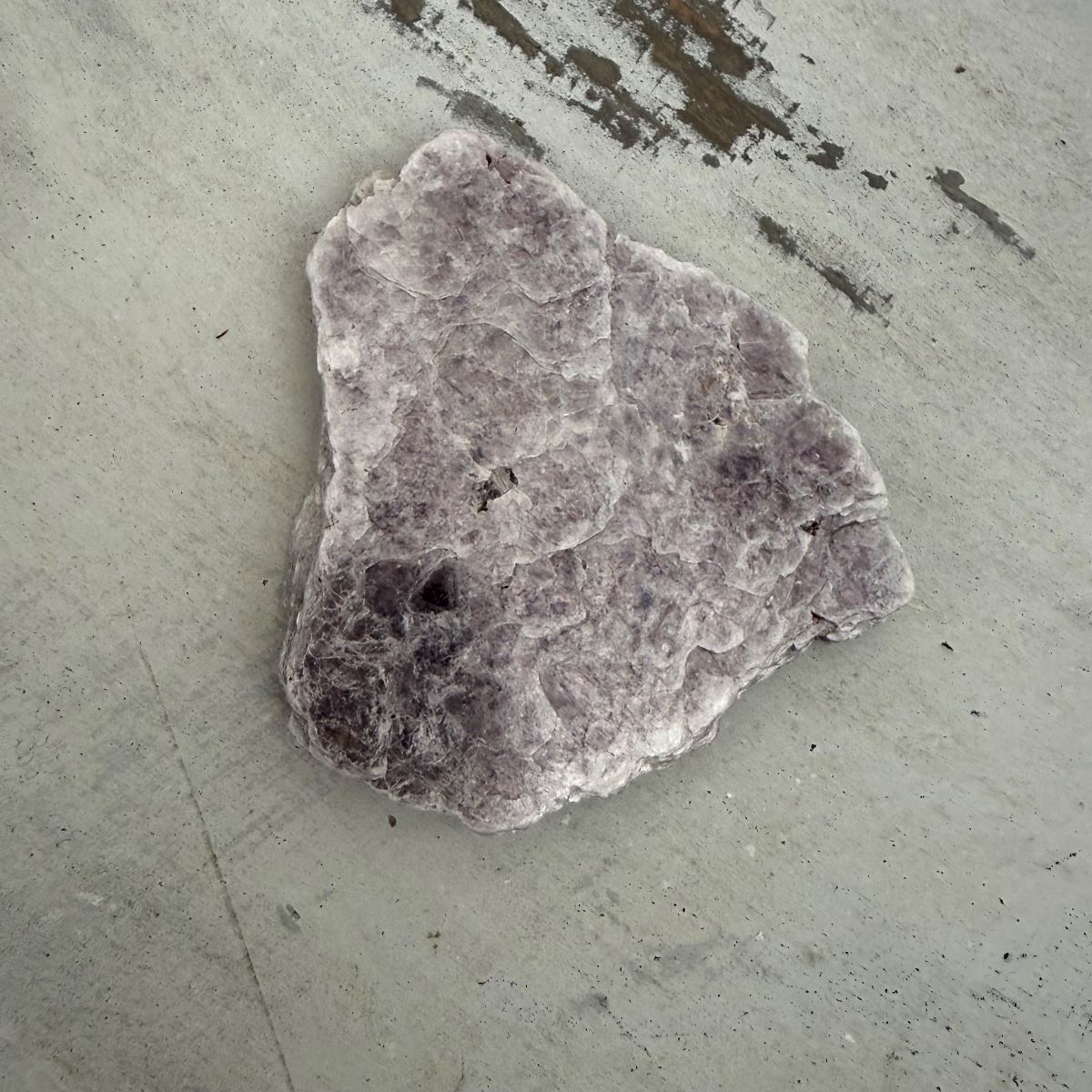 Grande Lépidolite naturelle en plaque du Brésil – Pierre de Lithothérapie