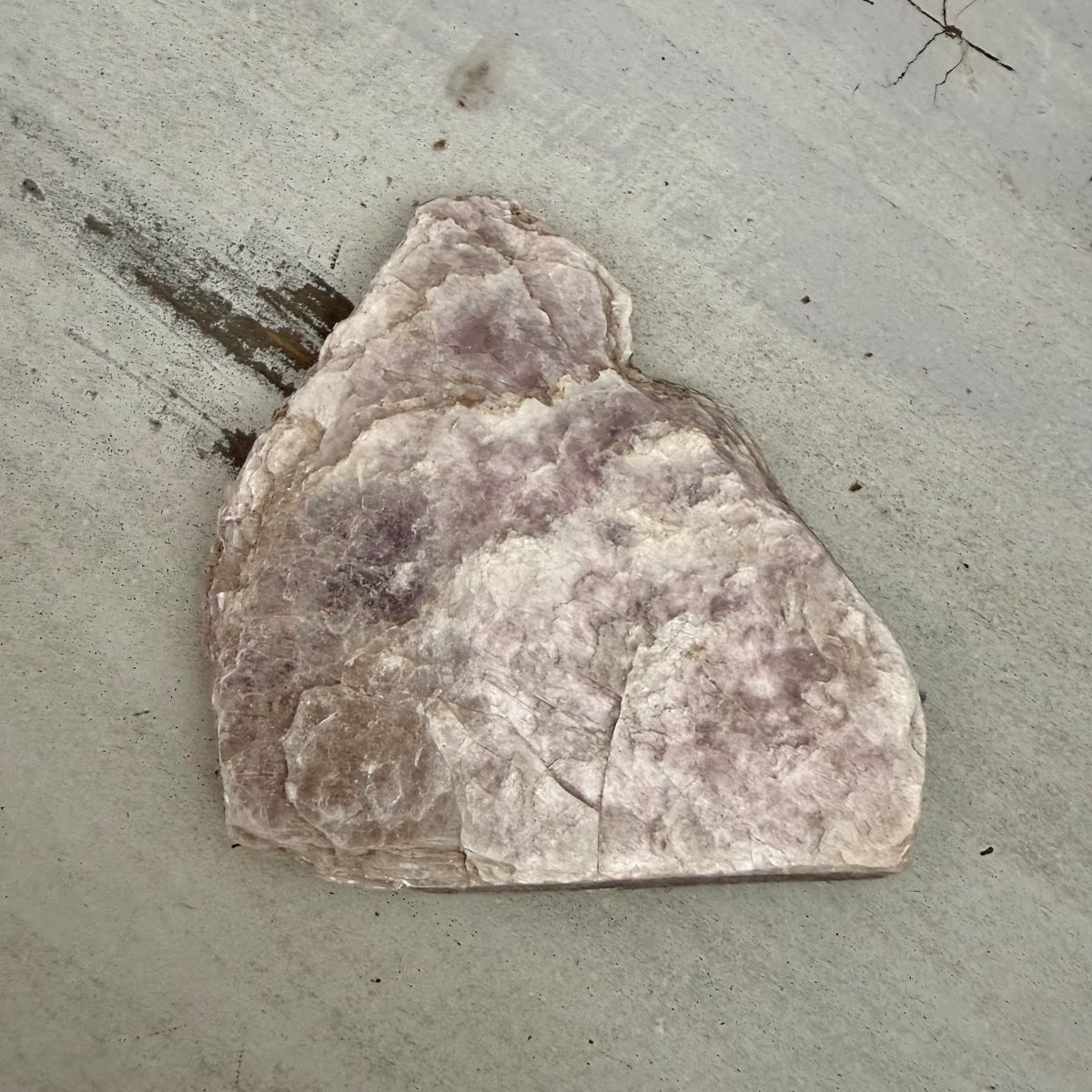 Grande Lépidolite naturelle en plaque du Brésil – Pierre de Lithothérapie