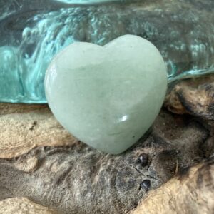 Petit coeur en Aventurine verte 3 cm - Pierre naturelle du Brésil - Boutique La Porte des Secrets