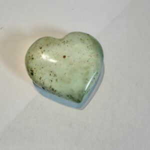 coeur Jaspe Polychrome aussi appelé jaspe imérial ou jaspe imprimé. Pierre naturelle polie Madagascar. Boutique La Porte des Secrets