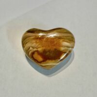 Coeur Jaspe polychrome ou (jaspe impérial ou imprimé) 2.2 cm poli - Pierre naturelle de Madagascar