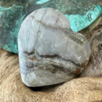 Cœur Serpentine Naturelle 4 cm du Pérou – Pierre d'Harmonie et de Sérénité. Boutique La Porte des Secrets